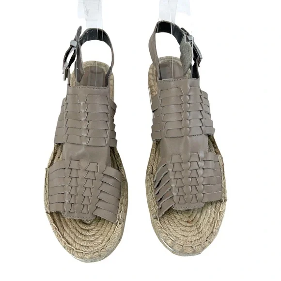 Rebecca Minkoff Gabriel Huarache Platform Espadrille Sandals Size 8M - Picture 4 of 16